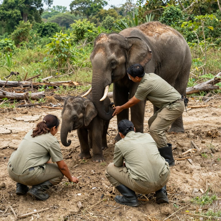 Il Centro per la Conservazione degli Elefanti: Missioni di Salvataggio e Riabilitazione