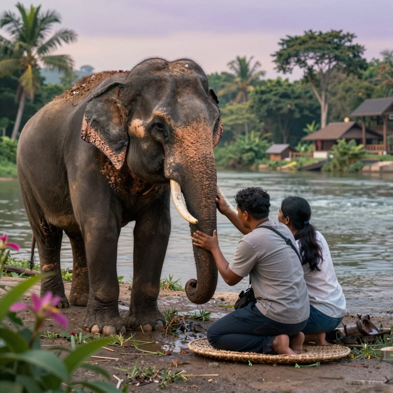 Proteggere gli Elefanti Asiatici: Storie di Soccorso e Cura in Thailandia