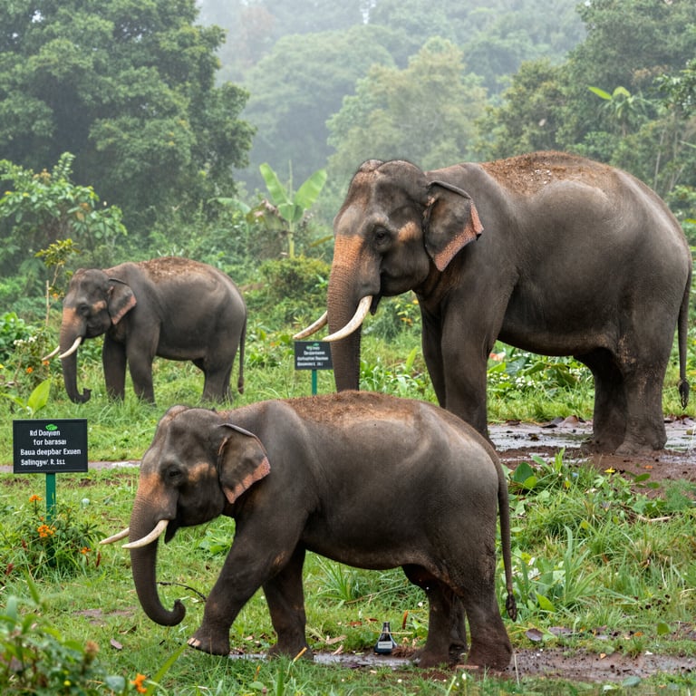 Strategie Responsabili per Osservare Elefanti Proteggendo il Loro Habitat Naturale