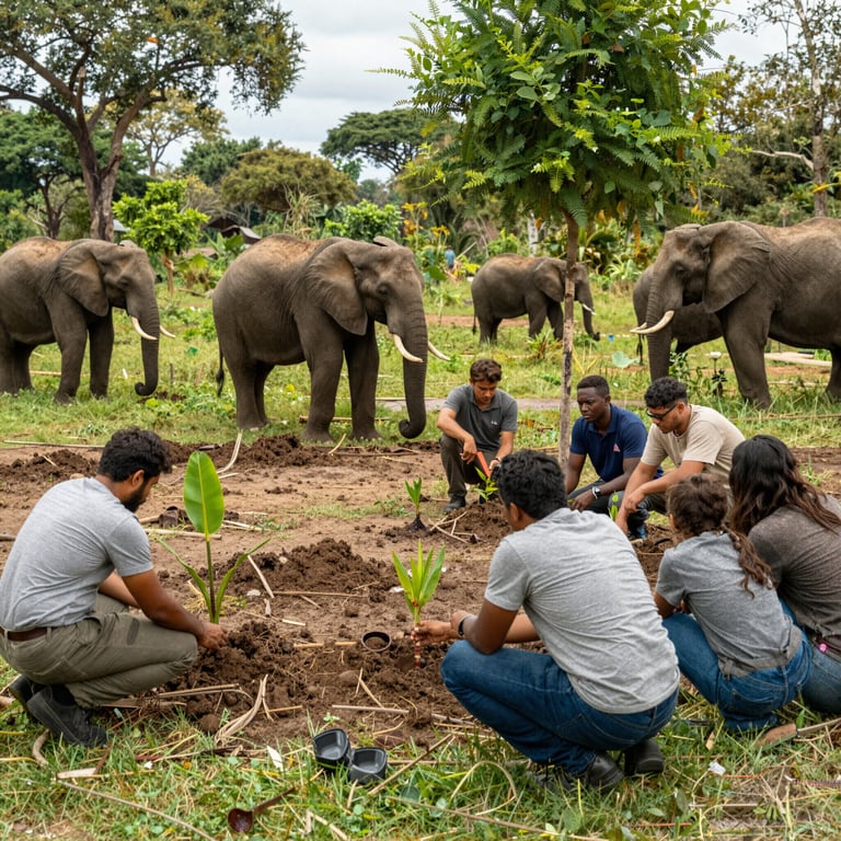 Sforzi per Salvare gli Elefanti: Iniziative contro il Bracconaggio e Preservazione degli Ambienti Selvatici