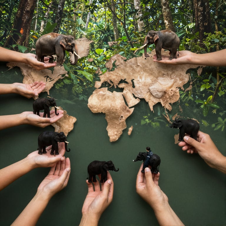 Iniziative Globali per Salvare e Aiutare gli Elefanti in Pericolo