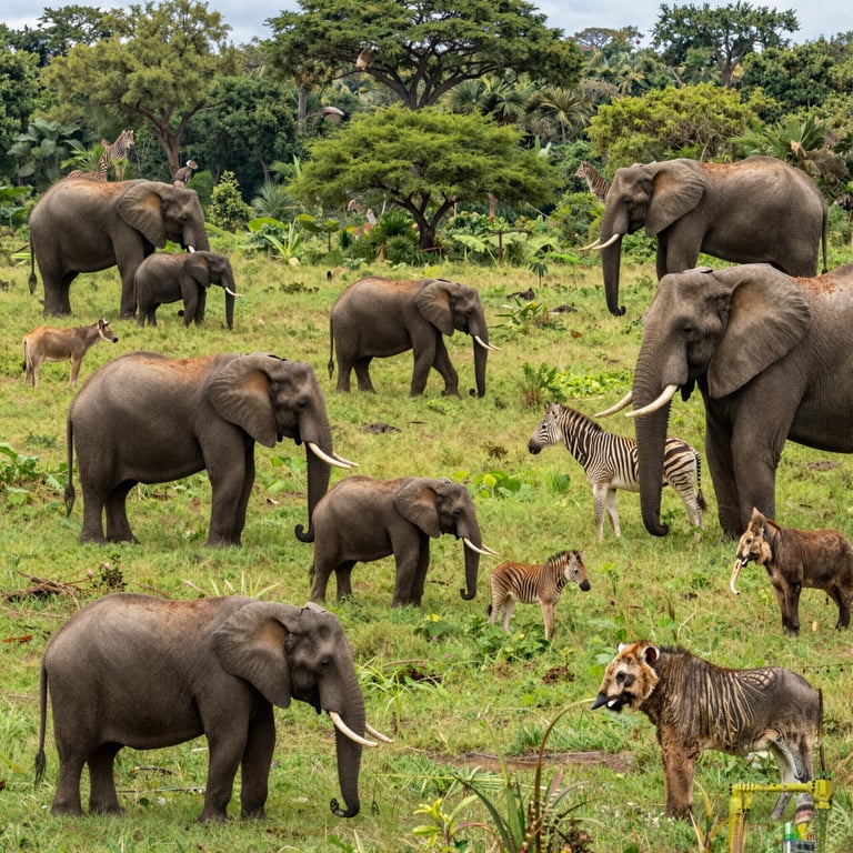 Preservazione degli Habitat Elefantini: Sforzi Globali per la Tutela della Fauna Selvatica