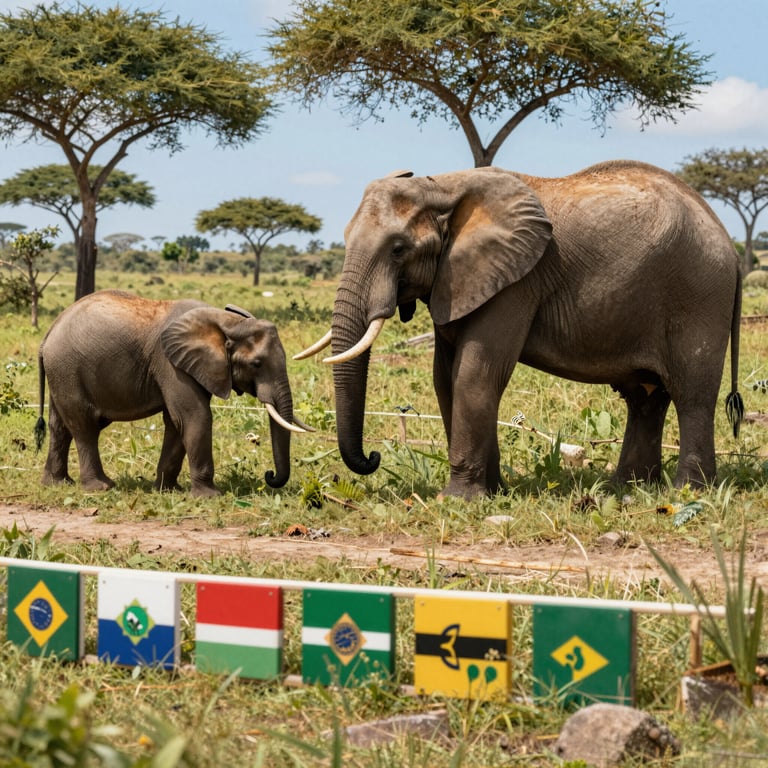 Iniziative Mondiali per Proteggere l'Abitat degli Elefanti