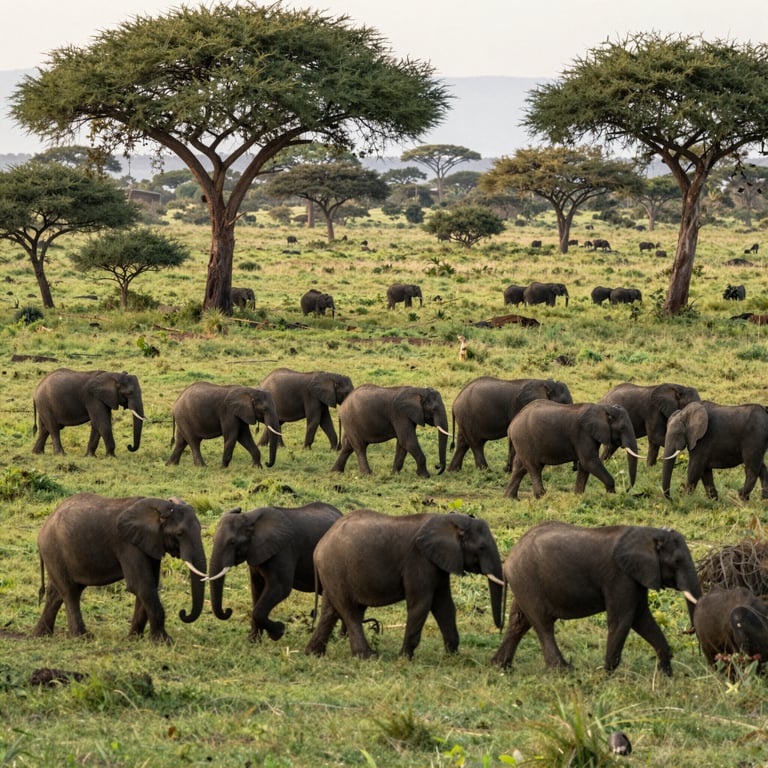 Sforzi Globali per Proteggere gli Habitat Naturali degli Elefanti
