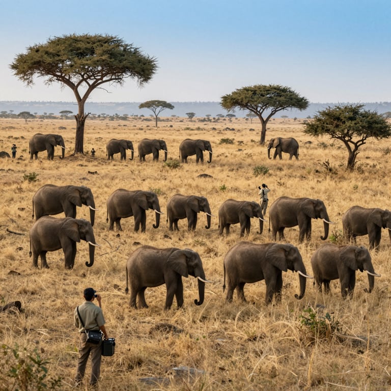 Come Monitorare e Proteggere le Mandrie di Elefanti in Africa