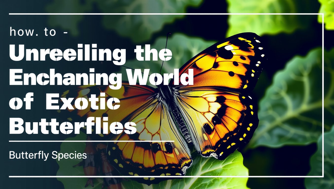 Unveiling the Enchanting World of Exotic Butterflies