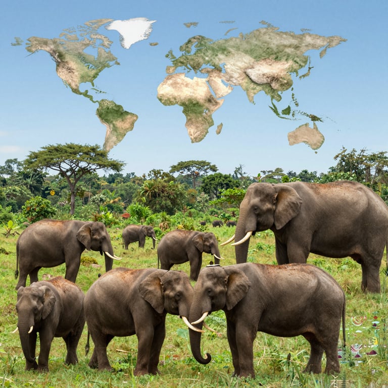 Iniziative Globali per la Protezione degli Elefanti e il Loro Habitat