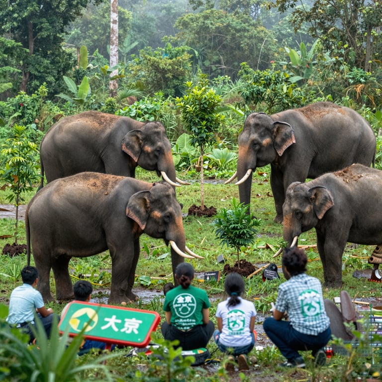 Protezione degli Elefanti in Pericolo: Preservare Habitat e Promuovere Advocacy per la Fauna Selvatica