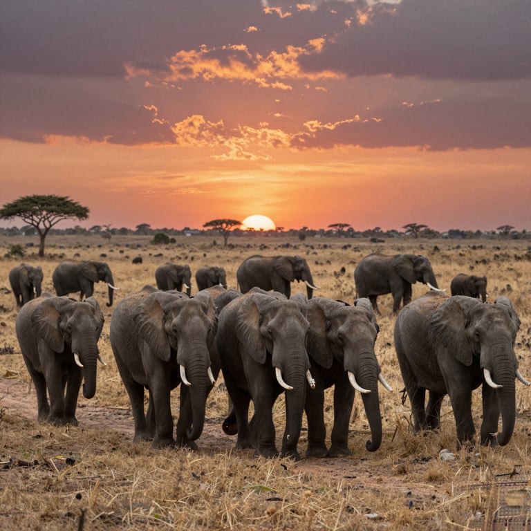 Conservazione Urgente per gli Elefanti Africani contro le Minacce Moderne
