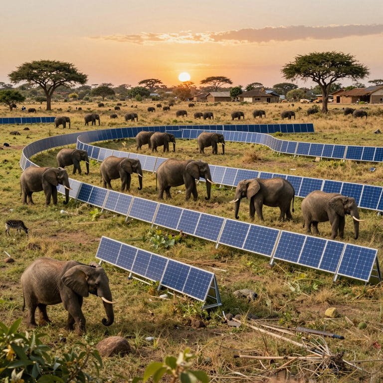 Soluzioni Innovative per Ridurre i Conflitti tra Uomini e Elefanti e Garantire Sicurezza