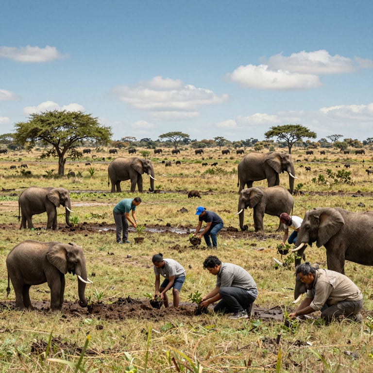 Iniziative globali per salvare gli elefanti e preservare il loro habitat
