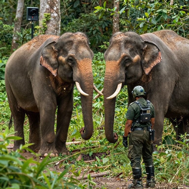 Minacce alla Fauna Elefanti e Sforzi Anti-Bracconaggio per Salvare il Loro Habitat