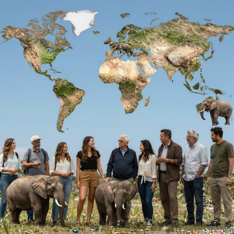 Iniziative Mondiali per Salvare la Popolazione di Elefanti