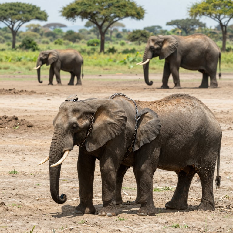Due Elefanti su Tre in Turismo Affrontano Condizioni Disumane: Nuovo Rapporto Allarmante