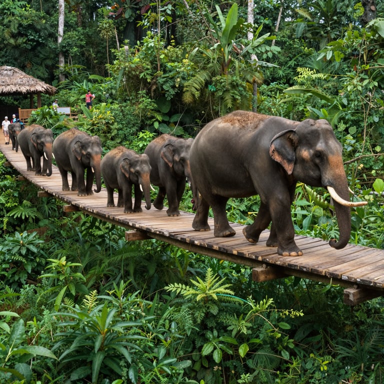 Sviluppo di Infrastrutture Sostenibili per Supportare e Tutelare gli Elefanti Asiatici