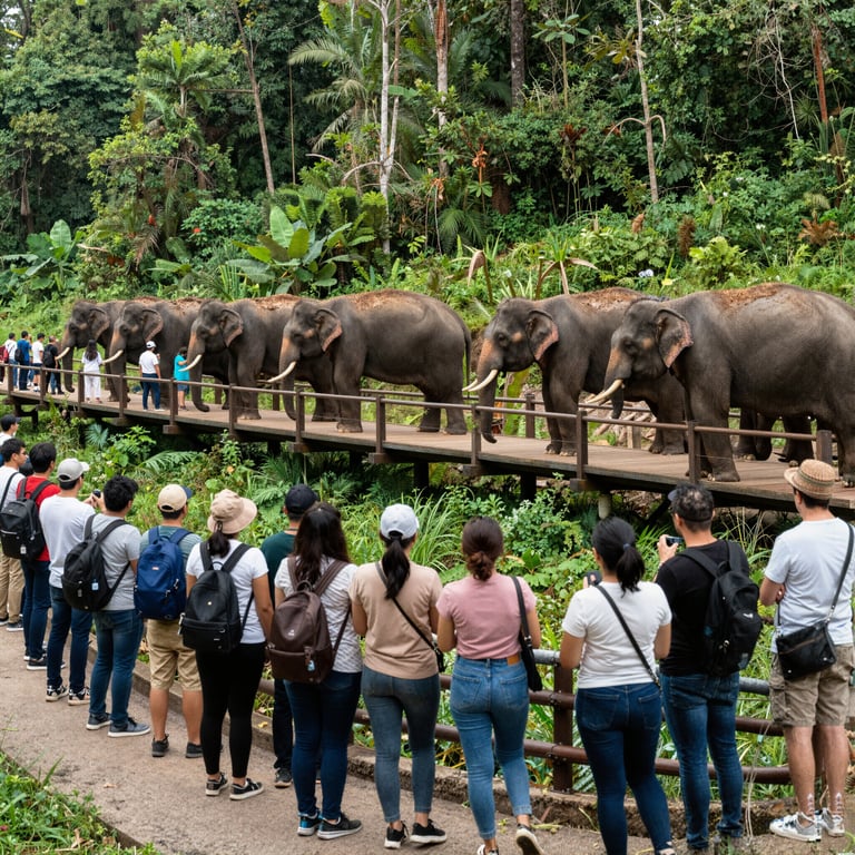 Modi Sostenibili per Osservare gli Elefanti Senza Danneggiarli