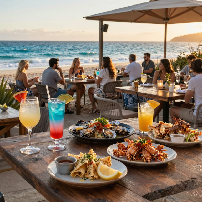 Savor Signature Cocktails and Seafood Reviews at 12 Rocks Beach Bar Events
