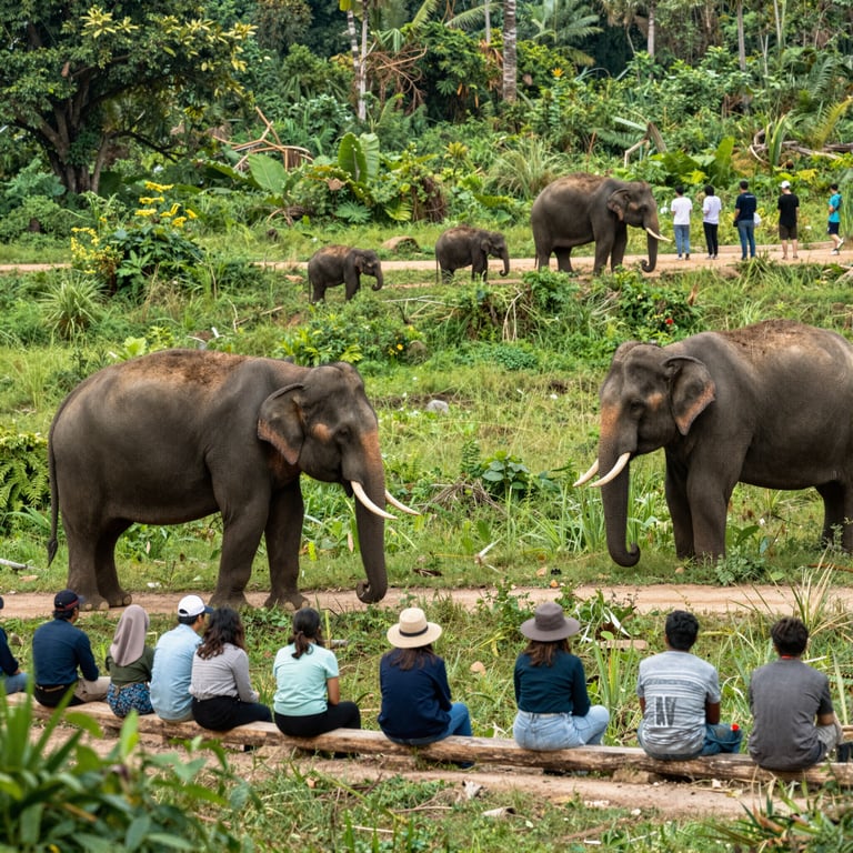 Il ruolo del turismo nella conservazione degli elefanti asiatici in Asia