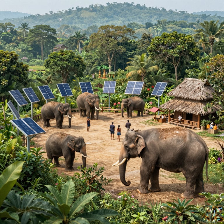 Soluzioni Creative contro i Conflitti tra Umani ed Elefanti per una Sicurezza Condivisa