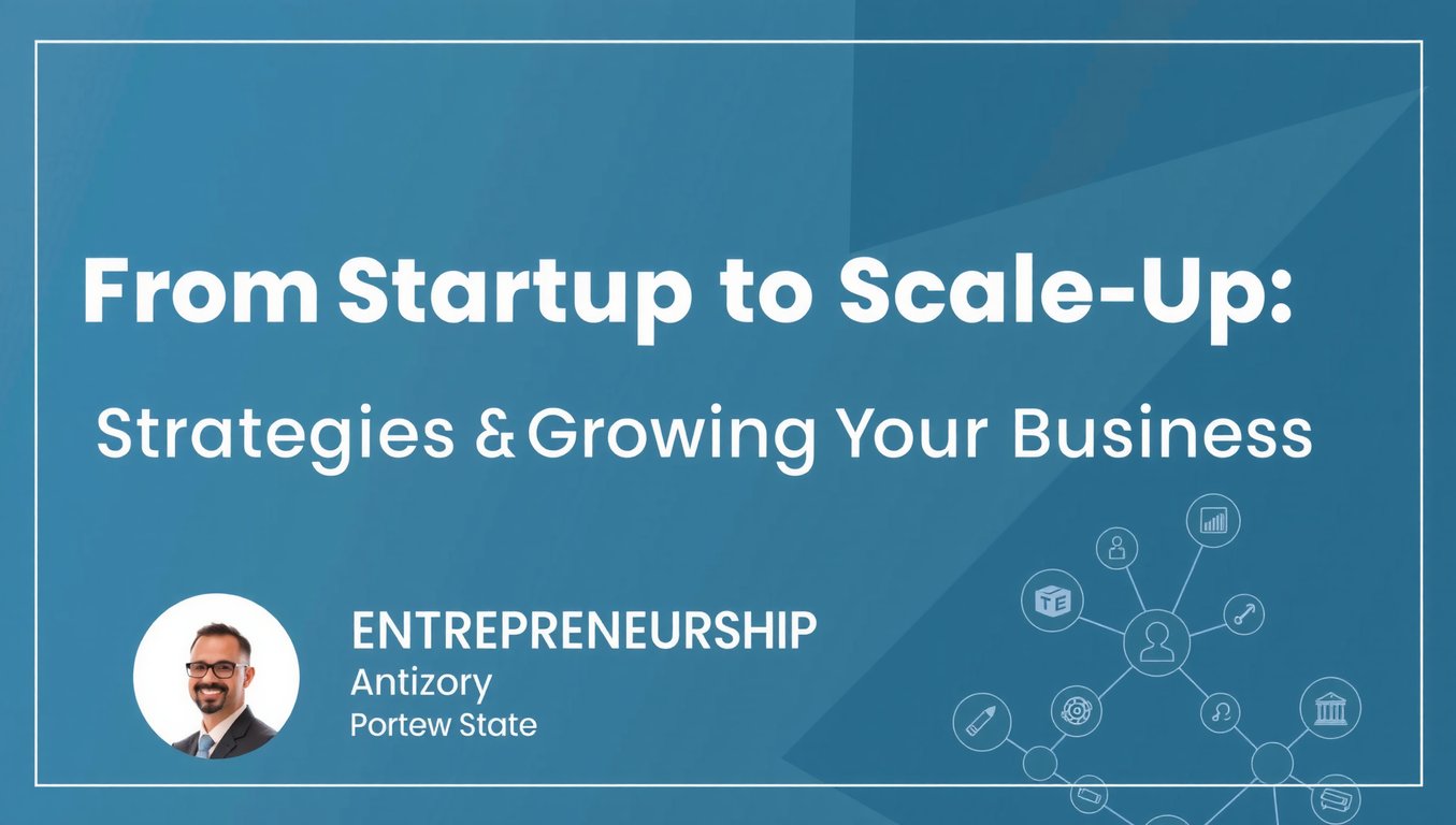 From Startup to Scale-Up: Strategies for Growing Your Business