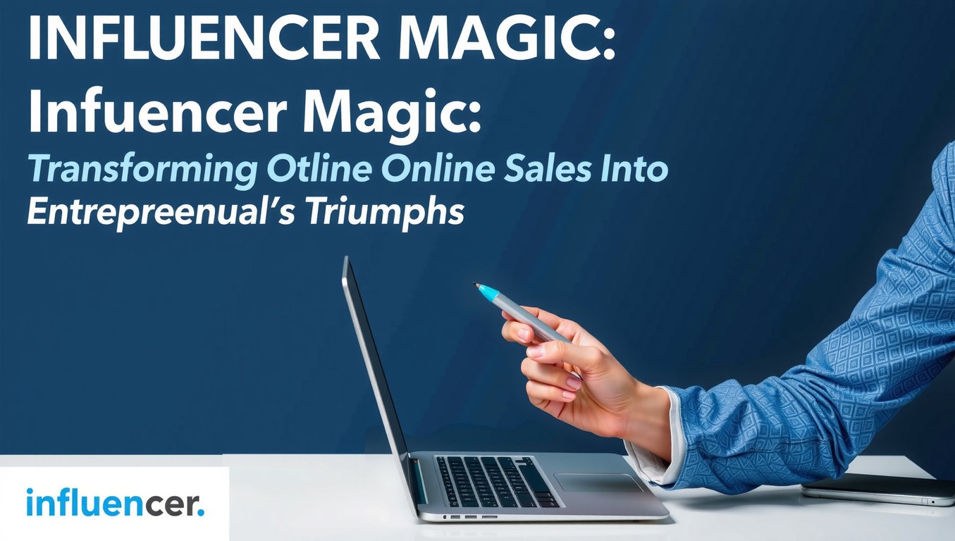 Influencer Magic: Transforming Online Sales into Entrepreneurial Triumphs