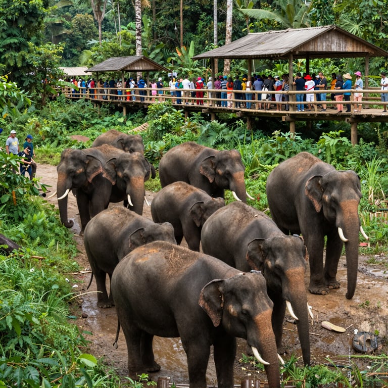 Come il Turismo Sostenibile Aiuta la Conservazione degli Elefanti Asiatici