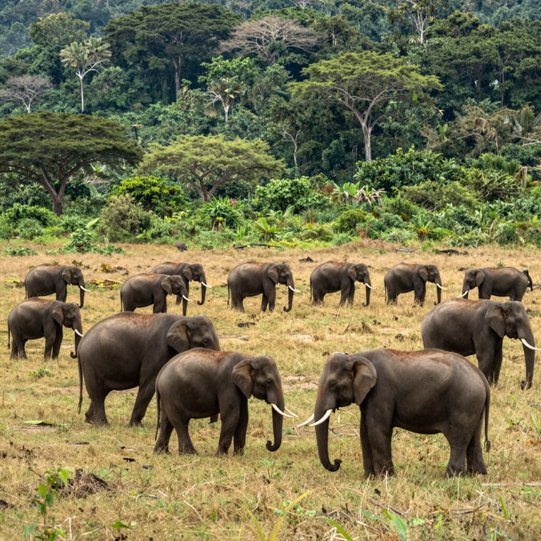 Iniziative Globali per Proteggere l'Abitat Naturale degli Elefanti