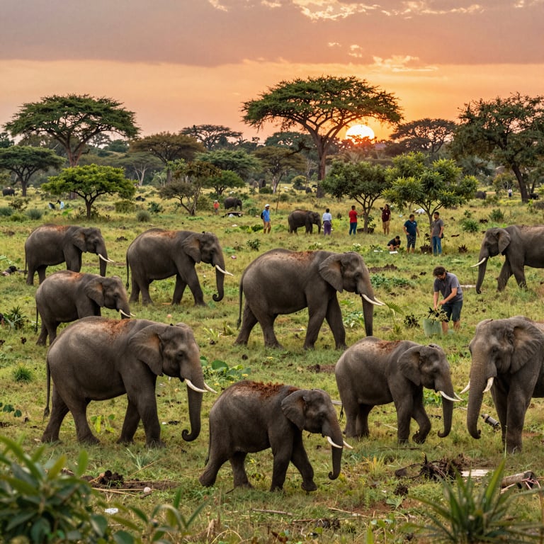 Campagne Globali per Salvare gli Elefanti: Protezione Habitat e Anti-Bracconaggio