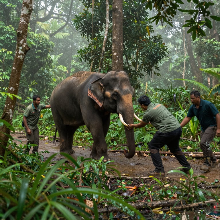 Sforzi per Salvare gli Elefanti della Foresta Rari in Vietnam