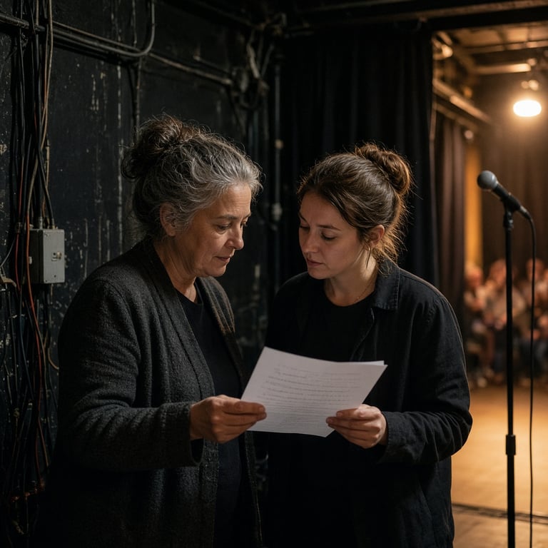 Jean Smart en Hannah Einbinder als Deborah en Ava in een sfeervolle comedyclub achter de schermen