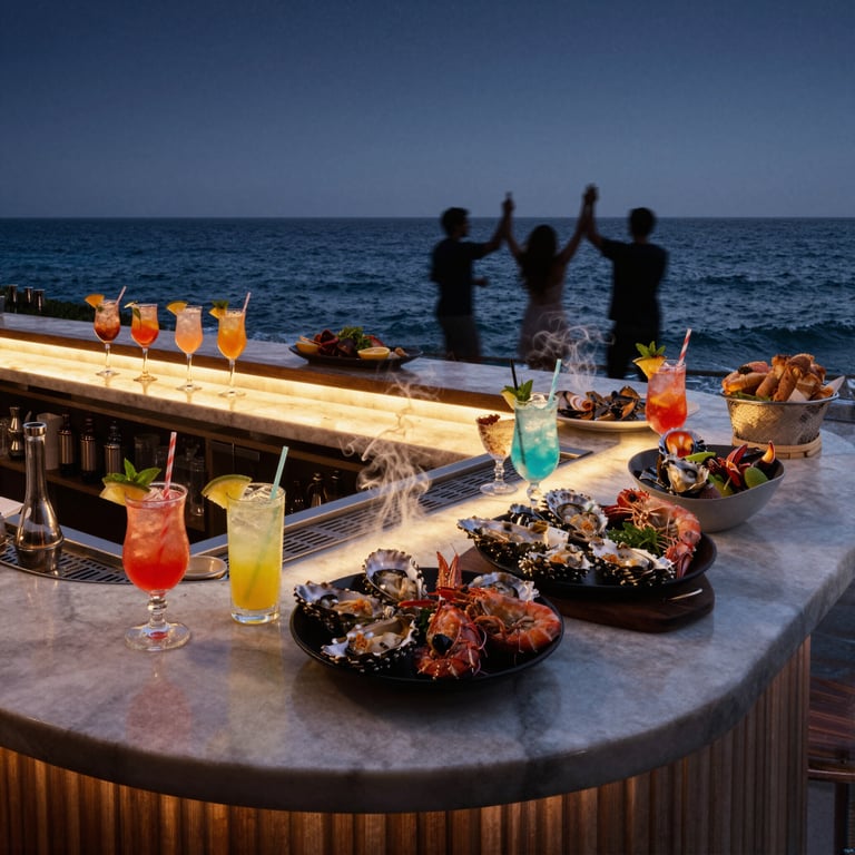Best Cocktails and Seafood at 12 Rocks: Top Nightlife Spot on Australia's Coast