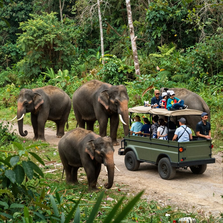 Come il Turismo Aiuta la Conservazione degli Elefanti Asiatici