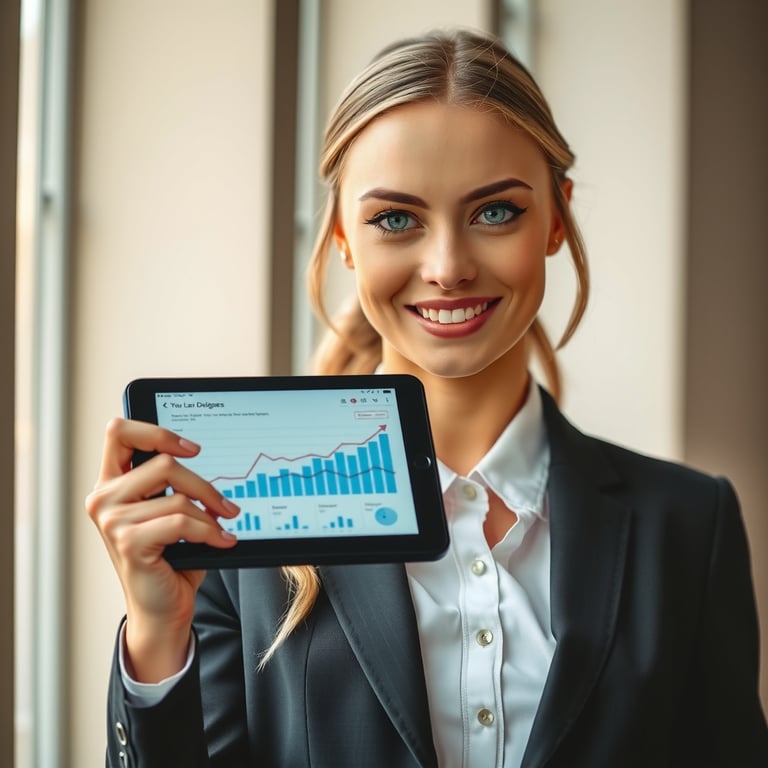 Business professionals collaborating