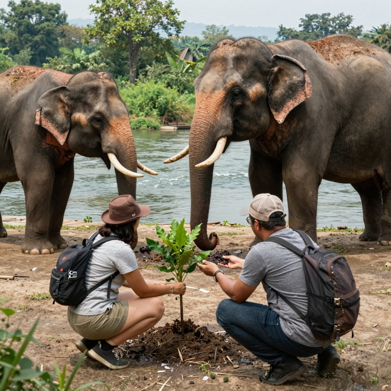 Come Contribuire alla Conservazione degli Elefanti Attraverso Viaggi Responsabili