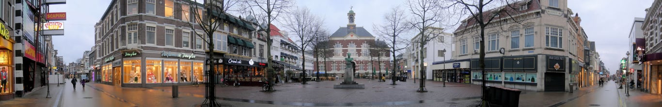 Panorama van het centrum van Apeldoorn
