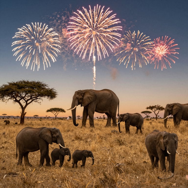 Salvataggio Elefanti: L'Utilizzo Creativo dei Fuochi per Proteggere la Savana Tanzaniana