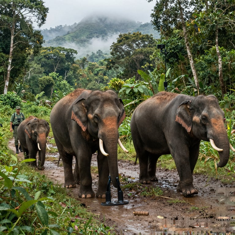 Protezione Efficace degli Elefanti Asiatici contro Pericoli Critici