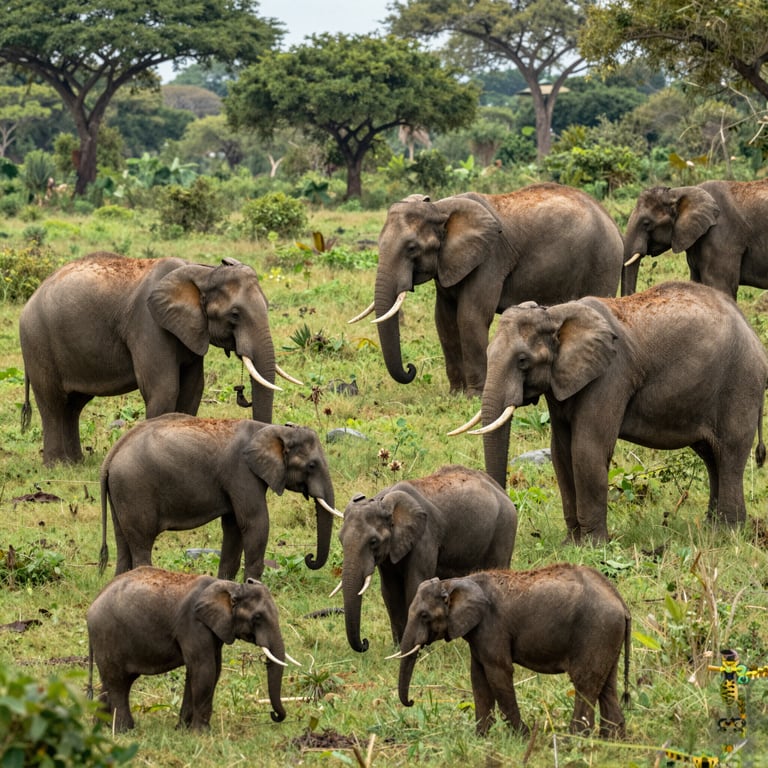 Iniziative Globali per Proteggere gli Elefanti e il Loro Habitat Attuale