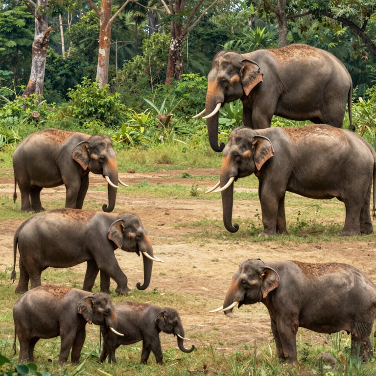Sforzi Globali per Preservare gli Habitat degli Elefanti e Combattere la Minaccia dell'Estinzione