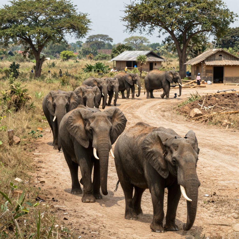 Progetti Globali per Proteggere gli Elefanti da Conflitti Umani