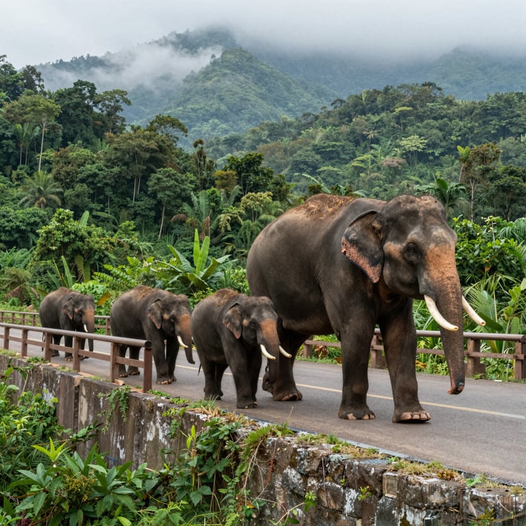 Infrastrutture Amiche della Fauna per Salvaguardare gli Elefanti Asiatici in Asia