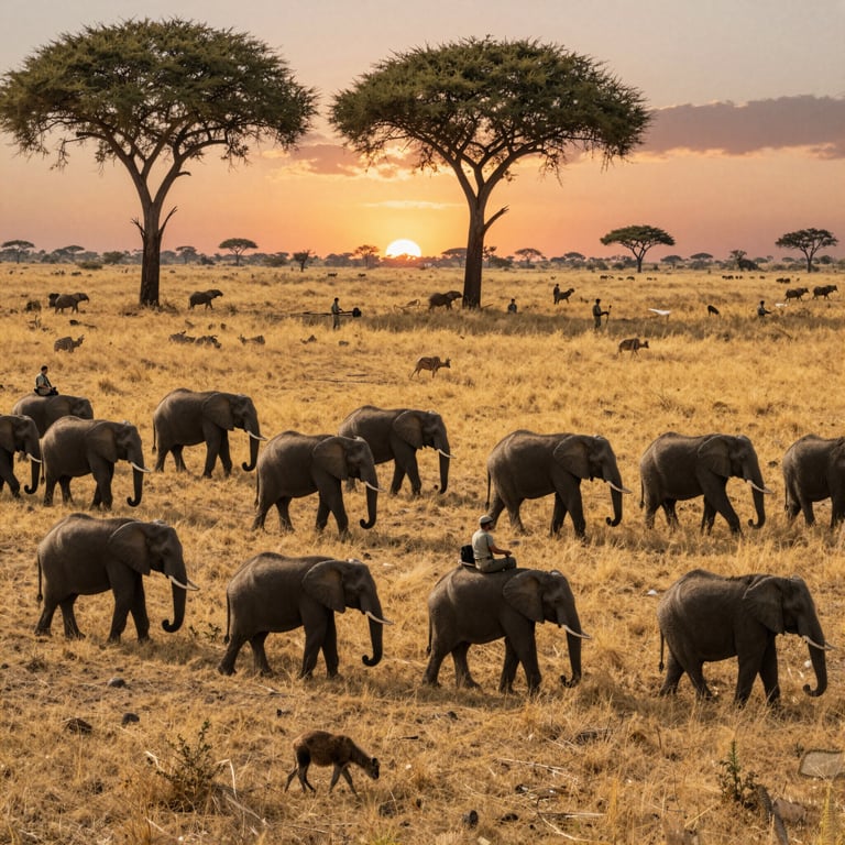 Unisciti alla Protezione degli Elefanti Africani contro le Minacce Moderne