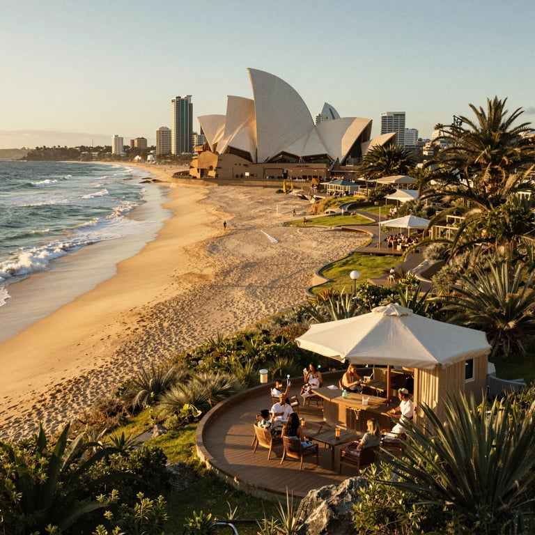 Discover the Best Beach Clubs on Australia's Coast at 12 Rocks with Signature Cocktails