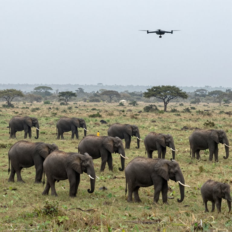 Strategie di Monitoraggio per Proteggere le Mandrie di Elefanti dalla Minaccia Umana