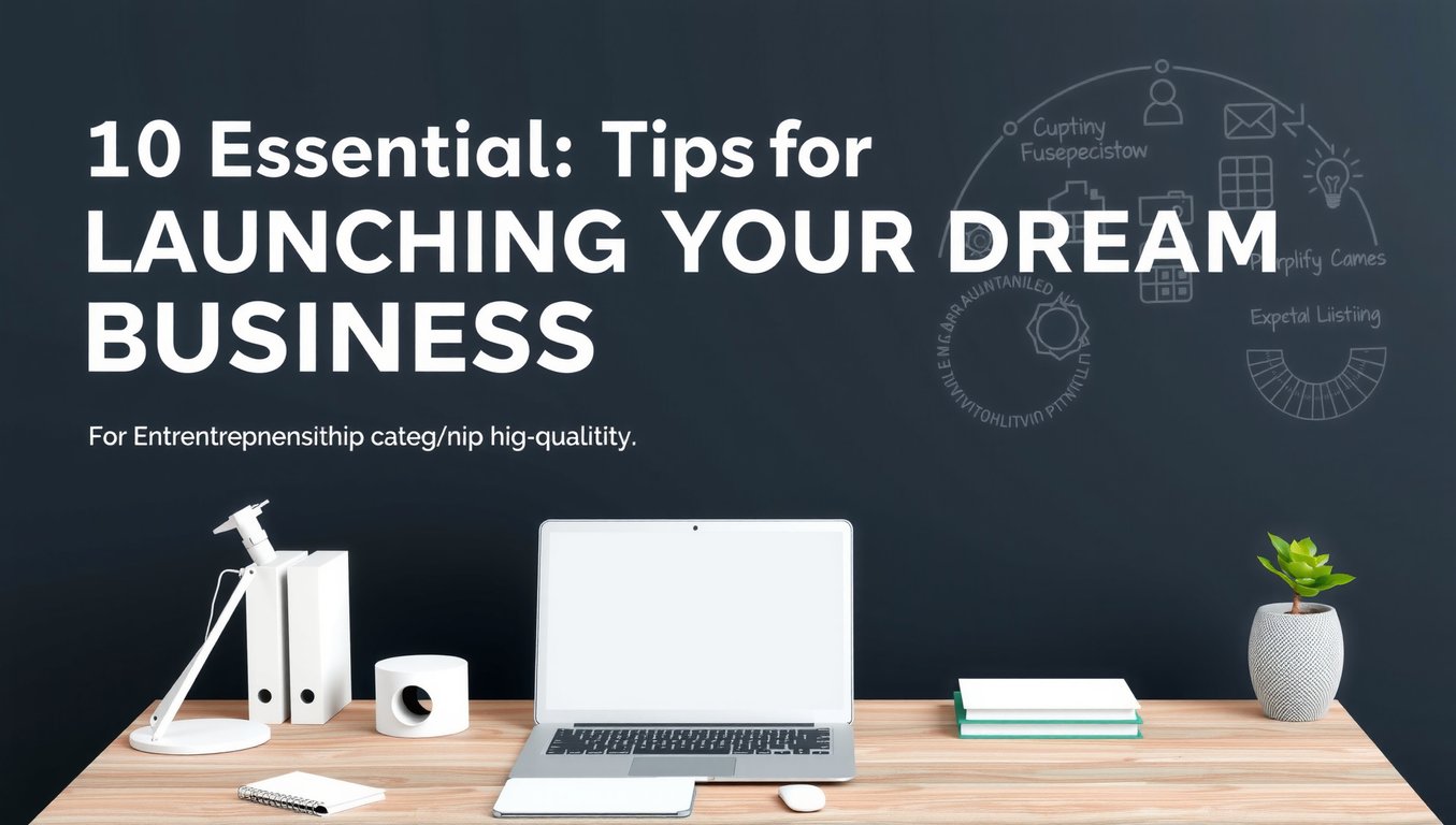 10 Essential Tips for Launching Your Dream Business