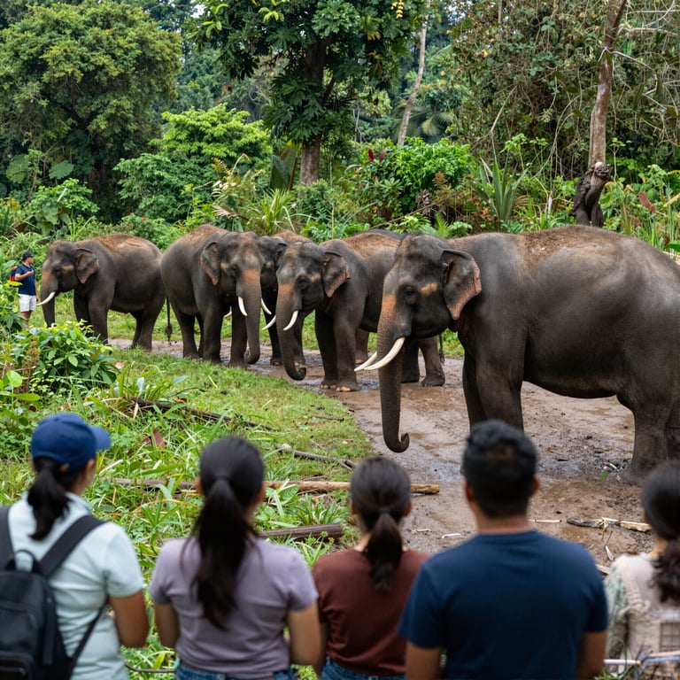 Osserva gli Elefanti in Modo Etico Senza Causare Danni Ambientali