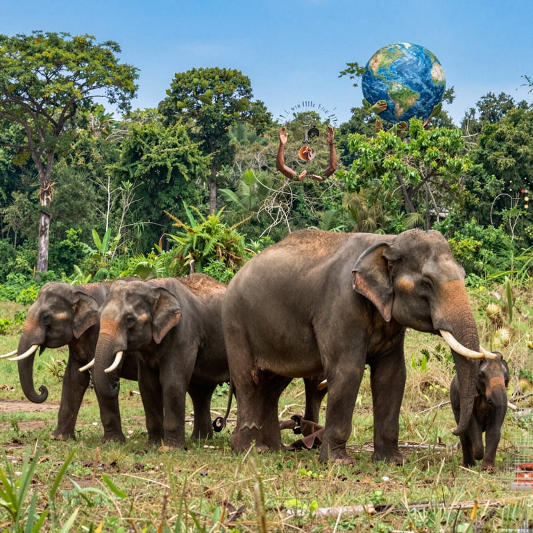 Protezione Habitat Elefanti: Iniziative Globali per Specie in Pericolo e Advocacy