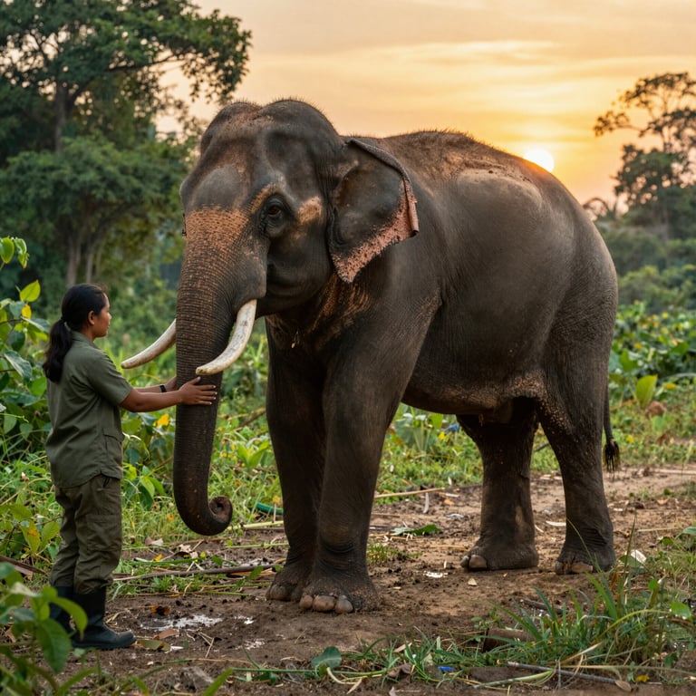 Proteggere gli Elefanti Asiatici: Iniziative di Salvataggio in Thailandia