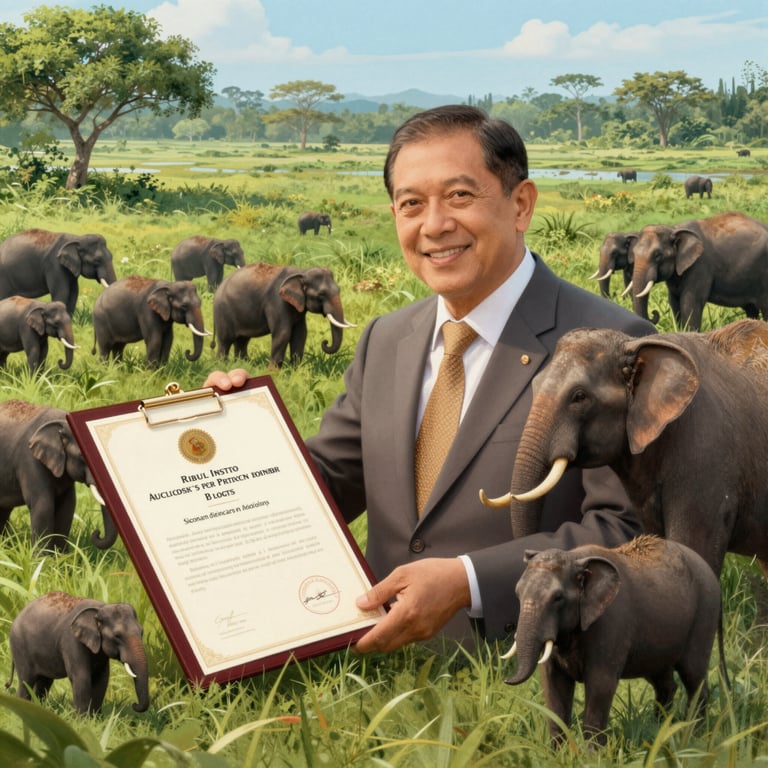 Prabowo emana direttiva presidenziale a salvaguardia della popolazione elefantina