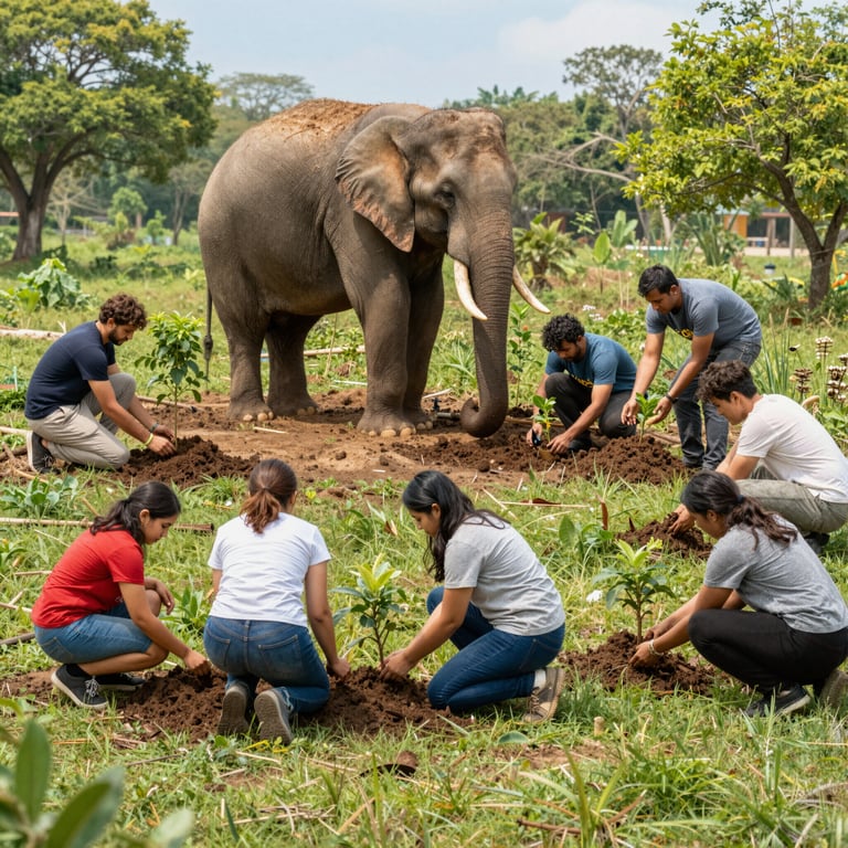 Strade Semplici per Aiutare la Protezione degli Elefanti Oggi